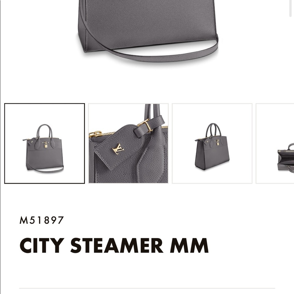 ✨🖤Louis Vuitton Gris City Steamer MM🖤✨ - Picture 3 of 13